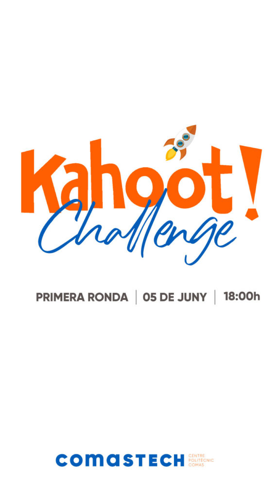 Kahoot challenge de Comastech